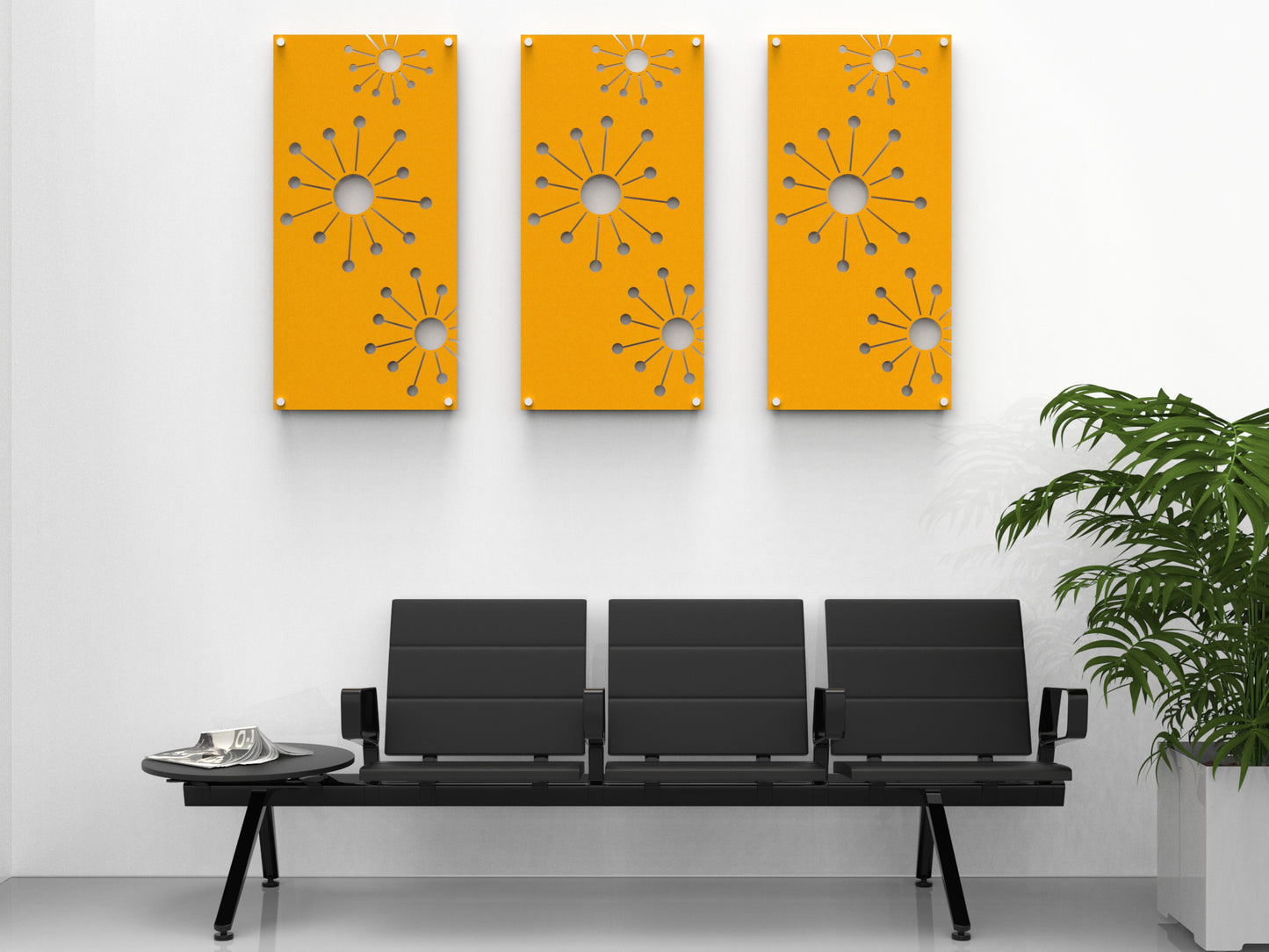 2x4 Acoustic Wall Panel - Solar Sunday
