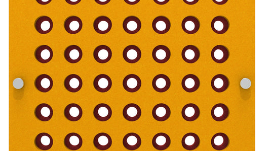 2x8 Acoustic Wall Panel - Circles in Circles