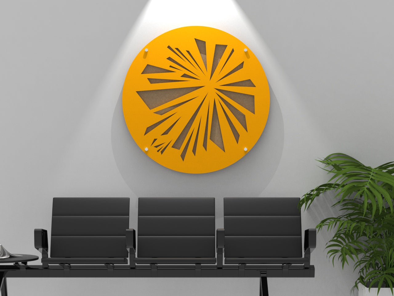 Medallion Acoustic Wall Panel - Blam