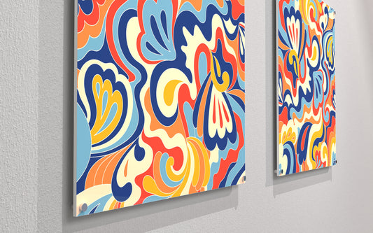 4x4 Printed Acoustic Wall Panel - W4x4-ART-005