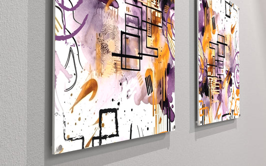 4x4 Printed Acoustic Wall Panel - W4x4-ART-007