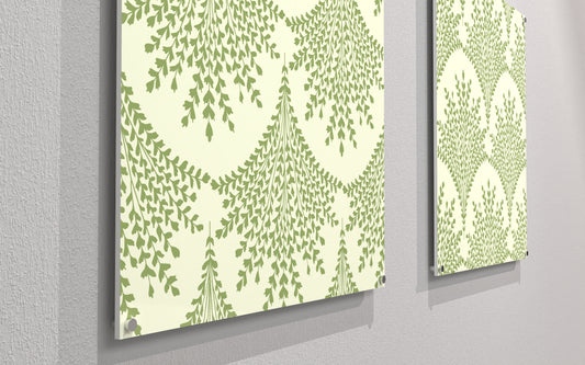 4x4 Printed Acoustic Wall Panel - W4x4-FLORAL-001
