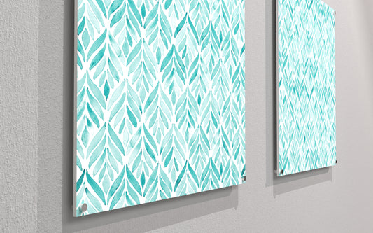 4x4 Printed Acoustic Wall Panel - W4x4-FLORAL-003