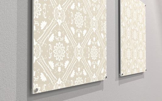 4x4 Printed Acoustic Wall Panel - W4x4-FLORAL-006