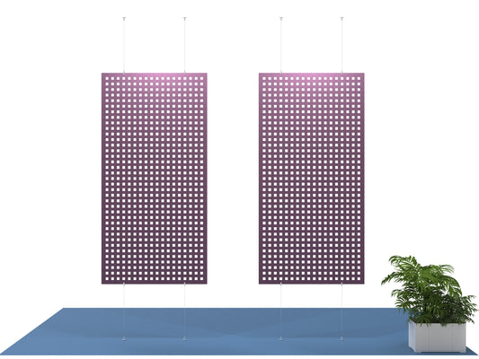 4x8 Acoustic Room Divider - Symmetrical Squares