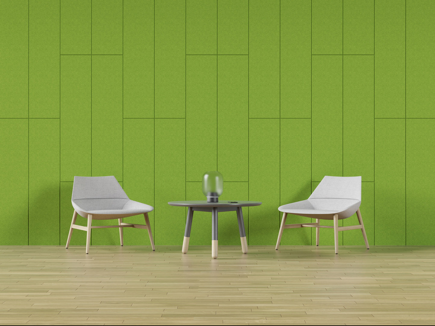 4x8 Acoustic Wall Covering - Beveled Rectangles
