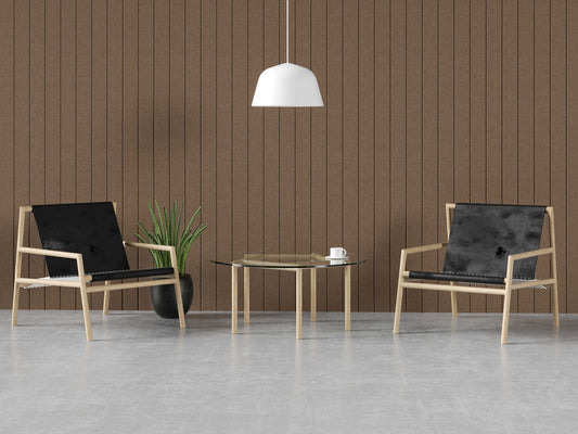 4x8 Acoustic Wall Covering - Vertical Bevels