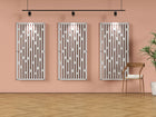 4x8 Acoustic Wall Panel - Vintage Grid