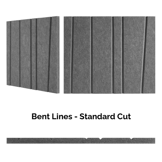 Bent Lines - Acoustic Wallcovering