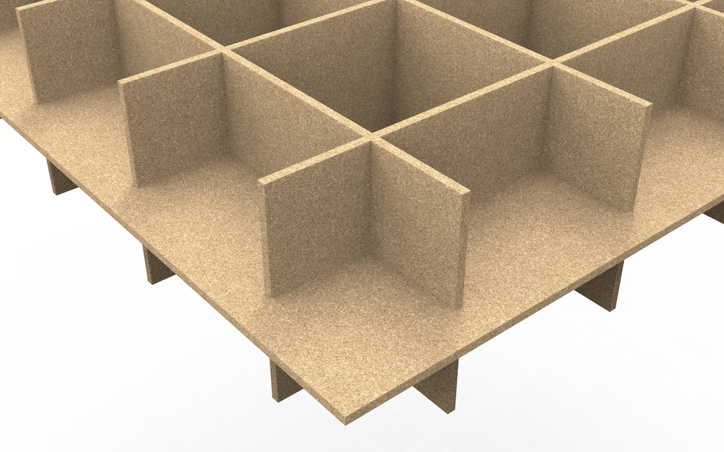 Grid cloud edge profile 12" tall