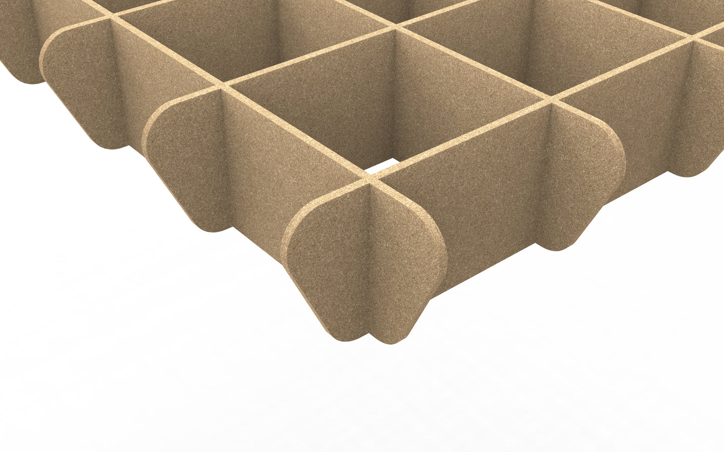 Grid cloud edge profile 9" tall