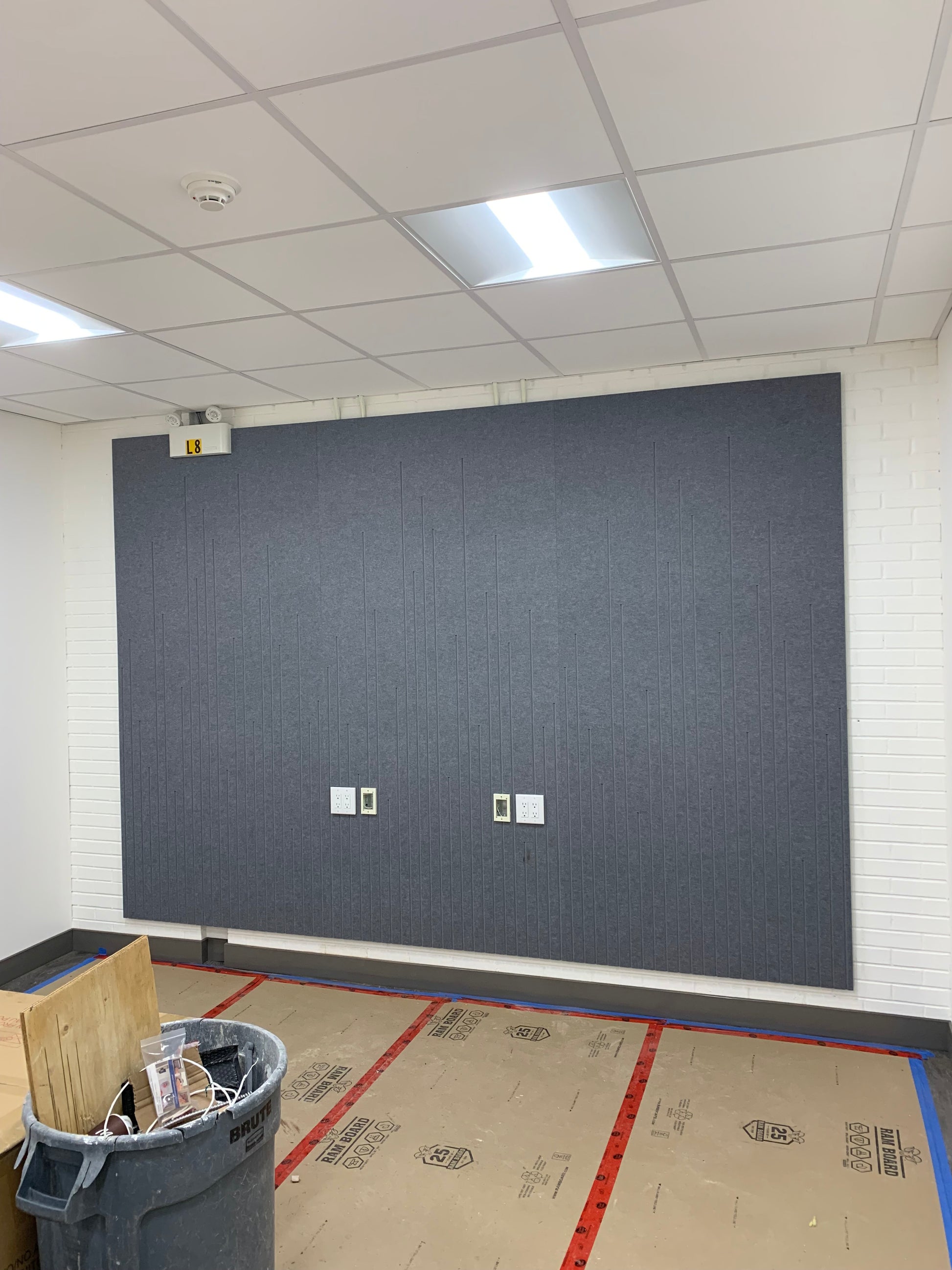 Acoustic Felt Dripping Lines Wall Panel