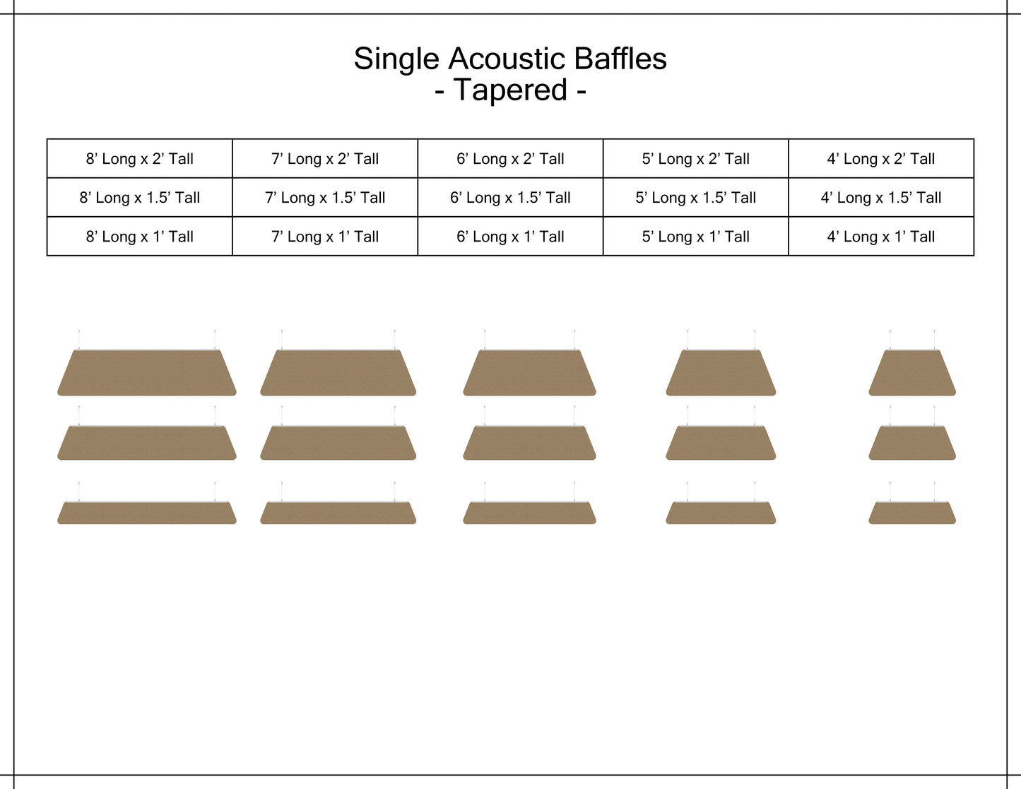 Single_acoustic_baffle_tapered