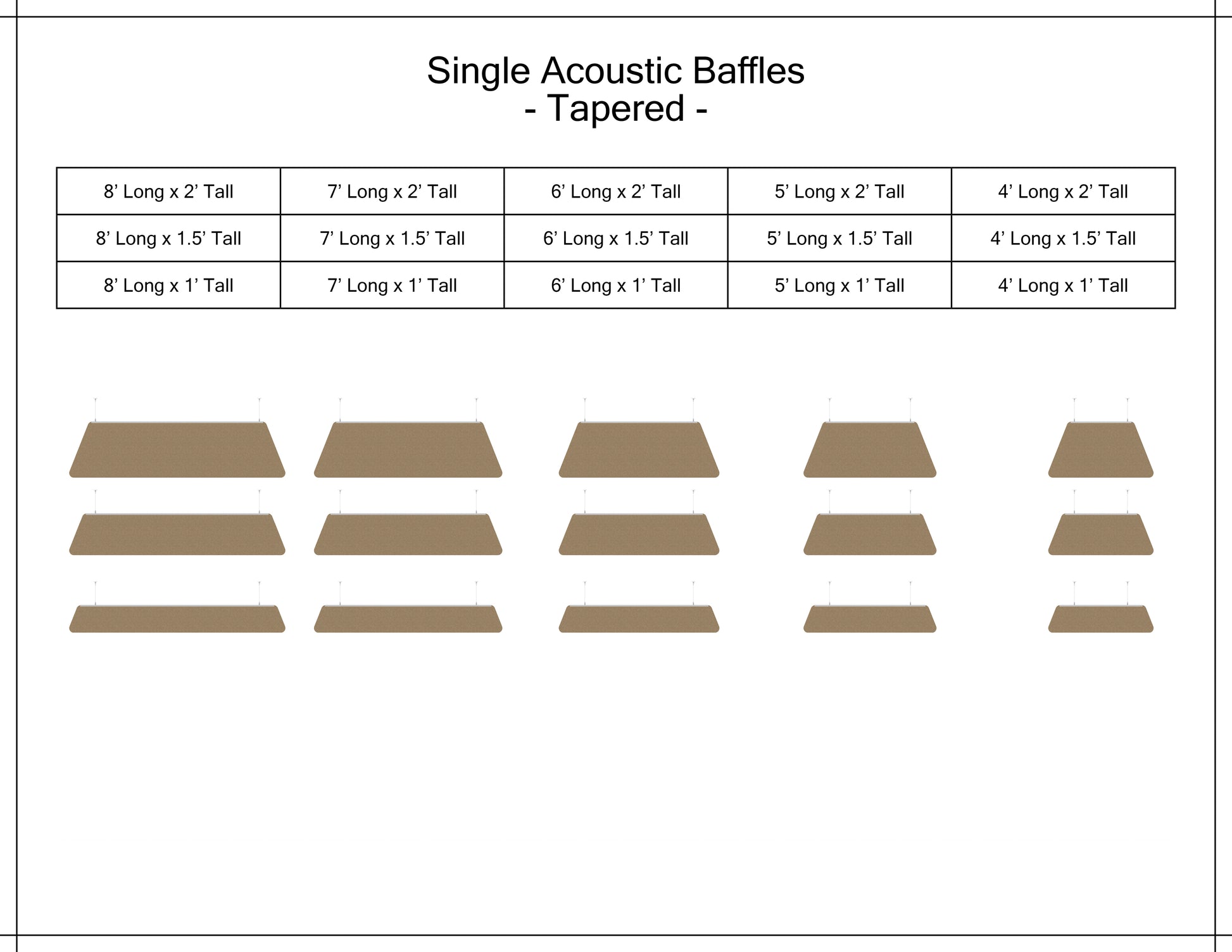 Single_acoustic_baffle_tapered