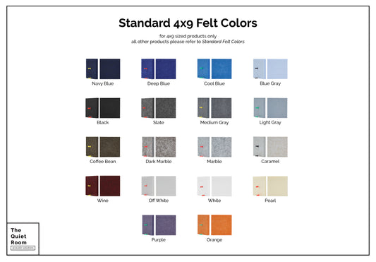 4x9 Acoustic Wall Covering - Bent Lines