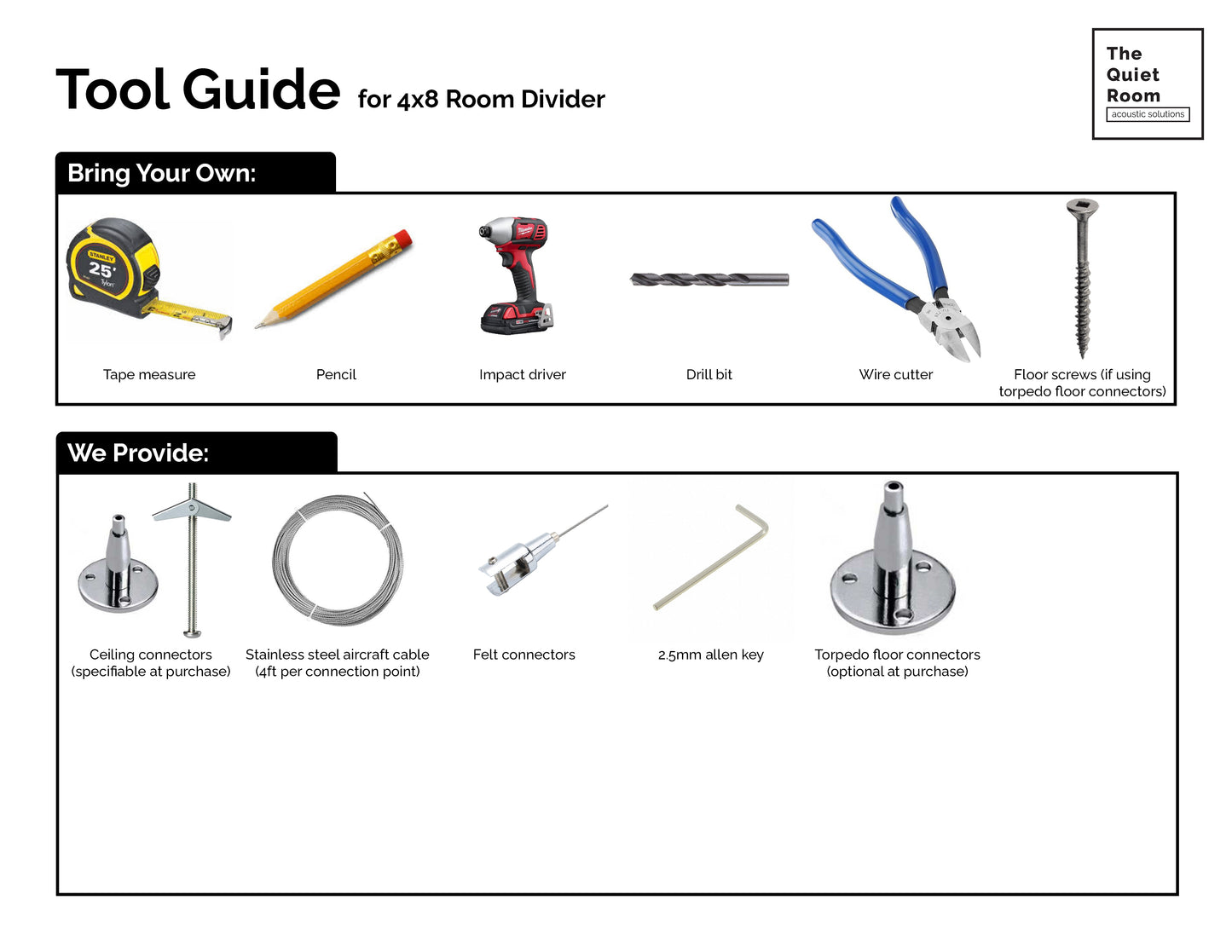 4x8 Acoustic Room Divider - Fading Circles