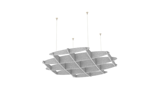 Acoustic Waffle Cloud 6" High x 4'x4'