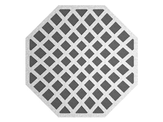 Acoustic Medallion Ceiling Cloud - Pulled Squares