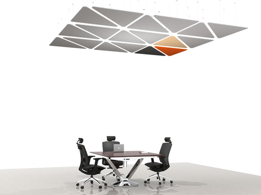 Right Angle Triangular Geometric Cloud