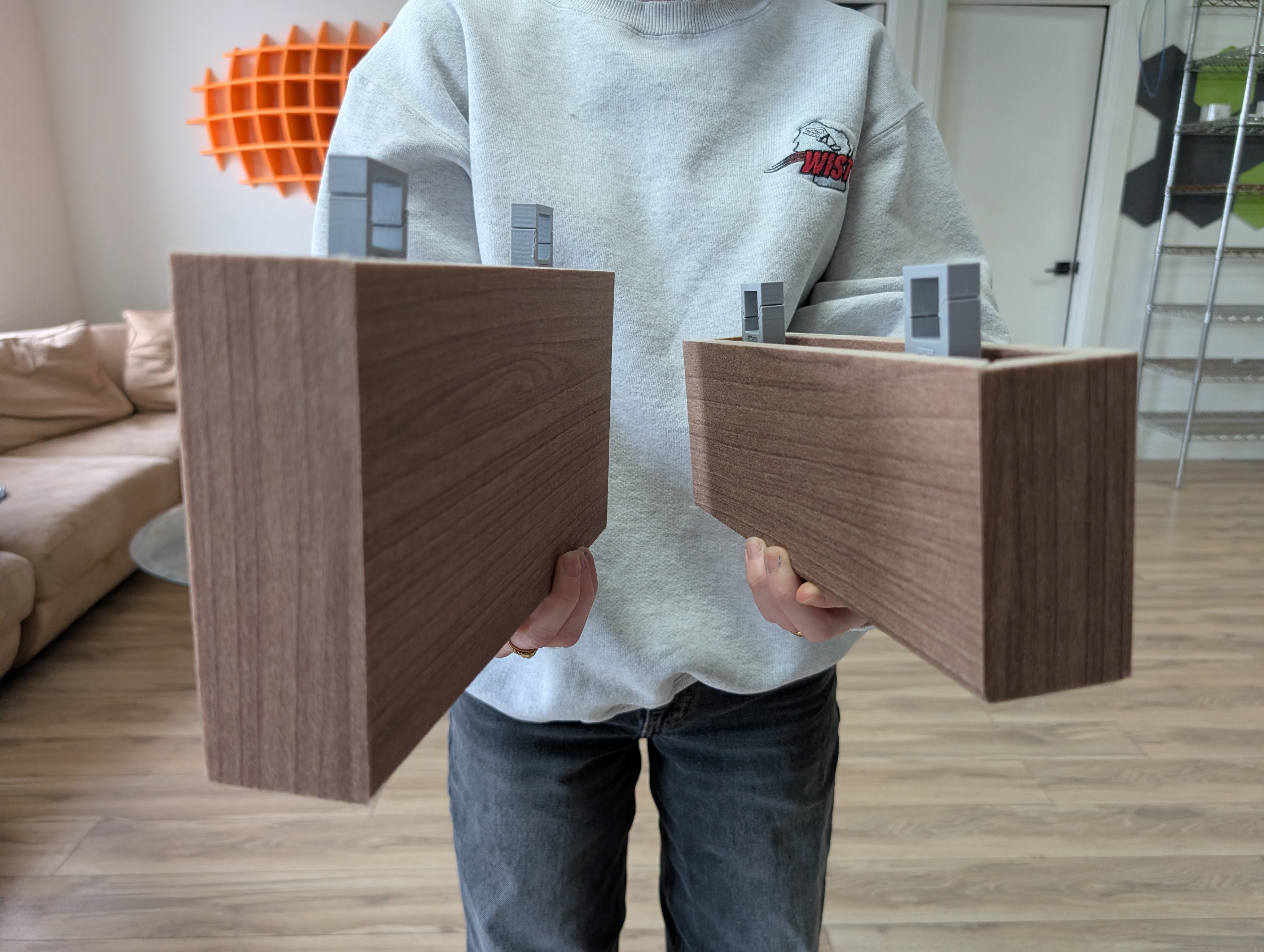 Printed Wood Box Baffles