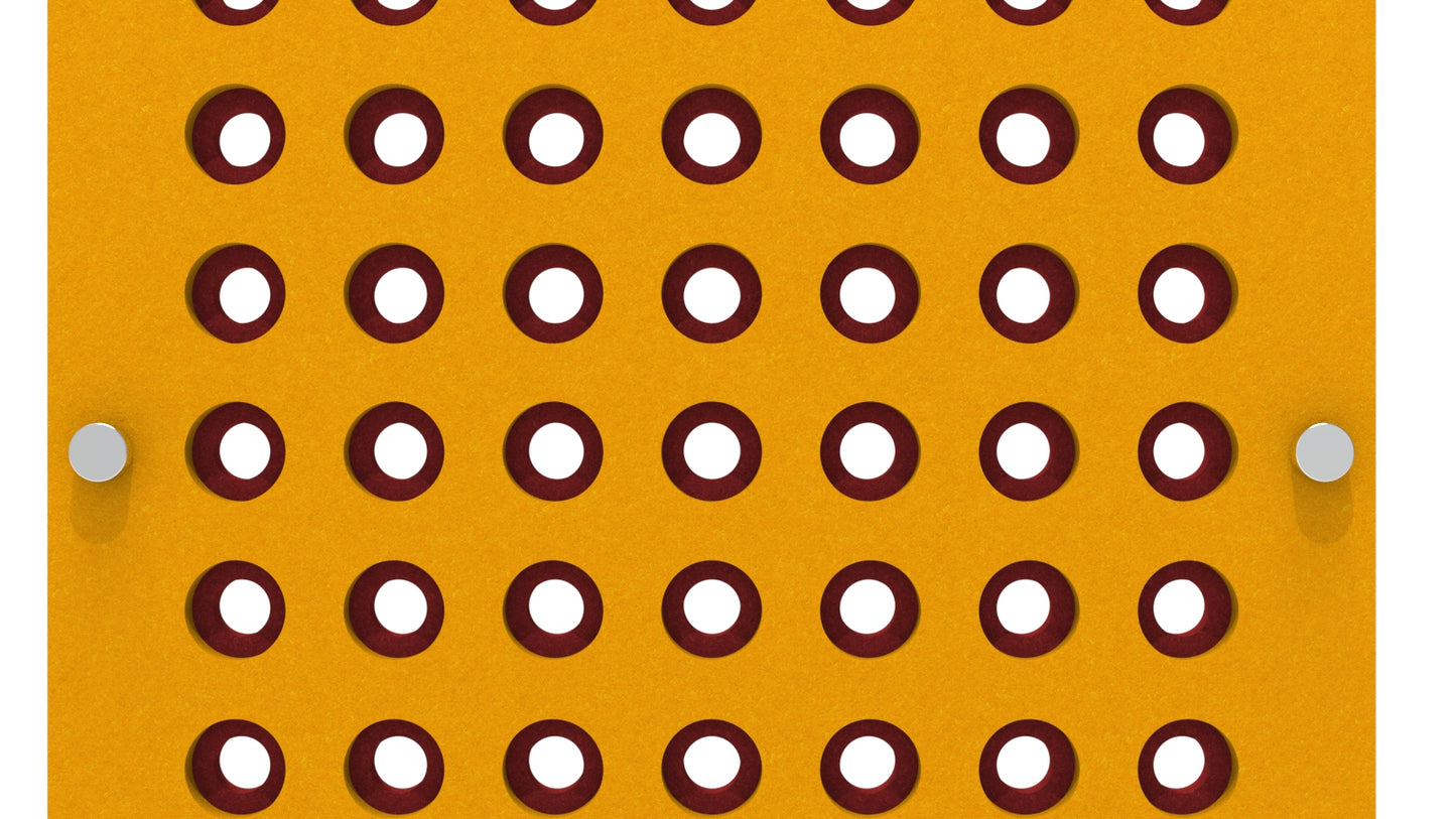 2x8 Acoustic Wall Panel - Circles in Circles