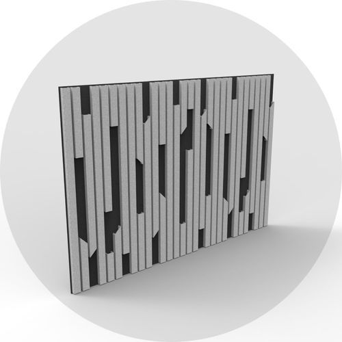 Acoustic felt 3d wall panels - the bars - preview icon