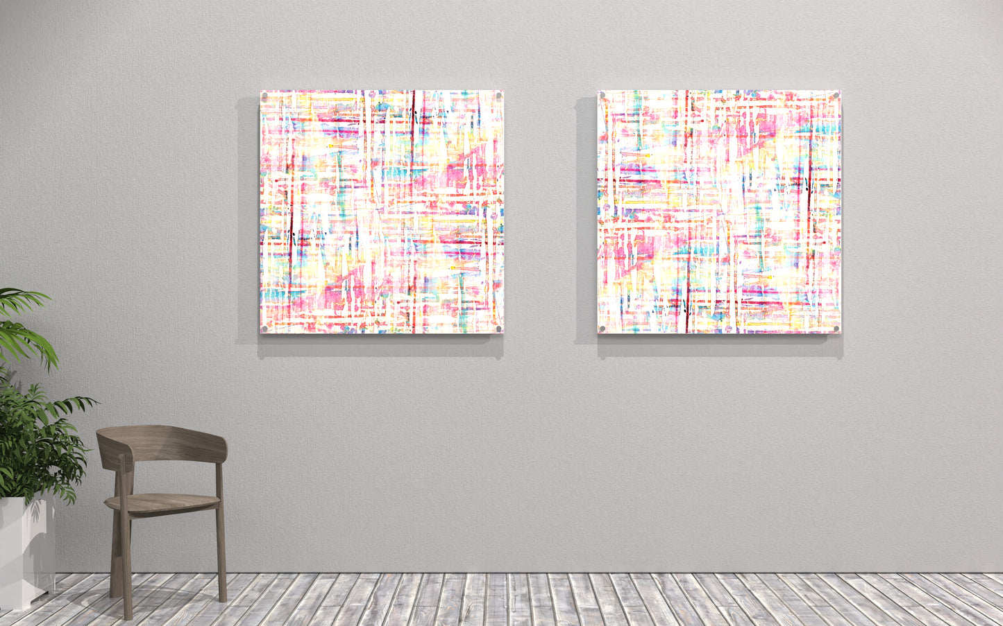 4x4 Printed Acoustic Wall Panel - W4x4-ART-006