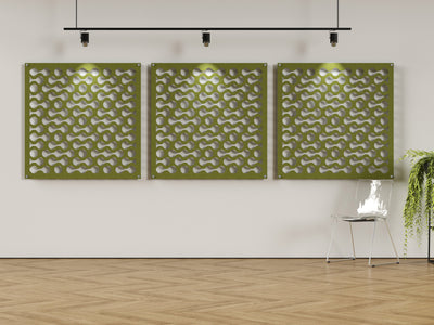 Acoustic felt wall panels - 4x4 - Condor - room view render