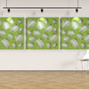 Acoustic felt wall panels - 4x4 - Tropical - room view render