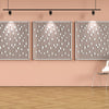 Acoustic felt wall panels - 4x4 - Vintage Grid - room view render