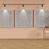 Acoustic felt wall panels - 4x4 - Wishbone - room view render