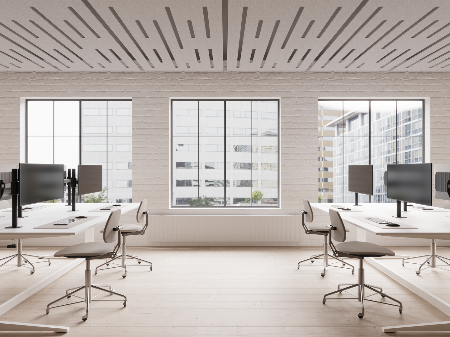 Large Geometric Cloud - Slats with Fillets