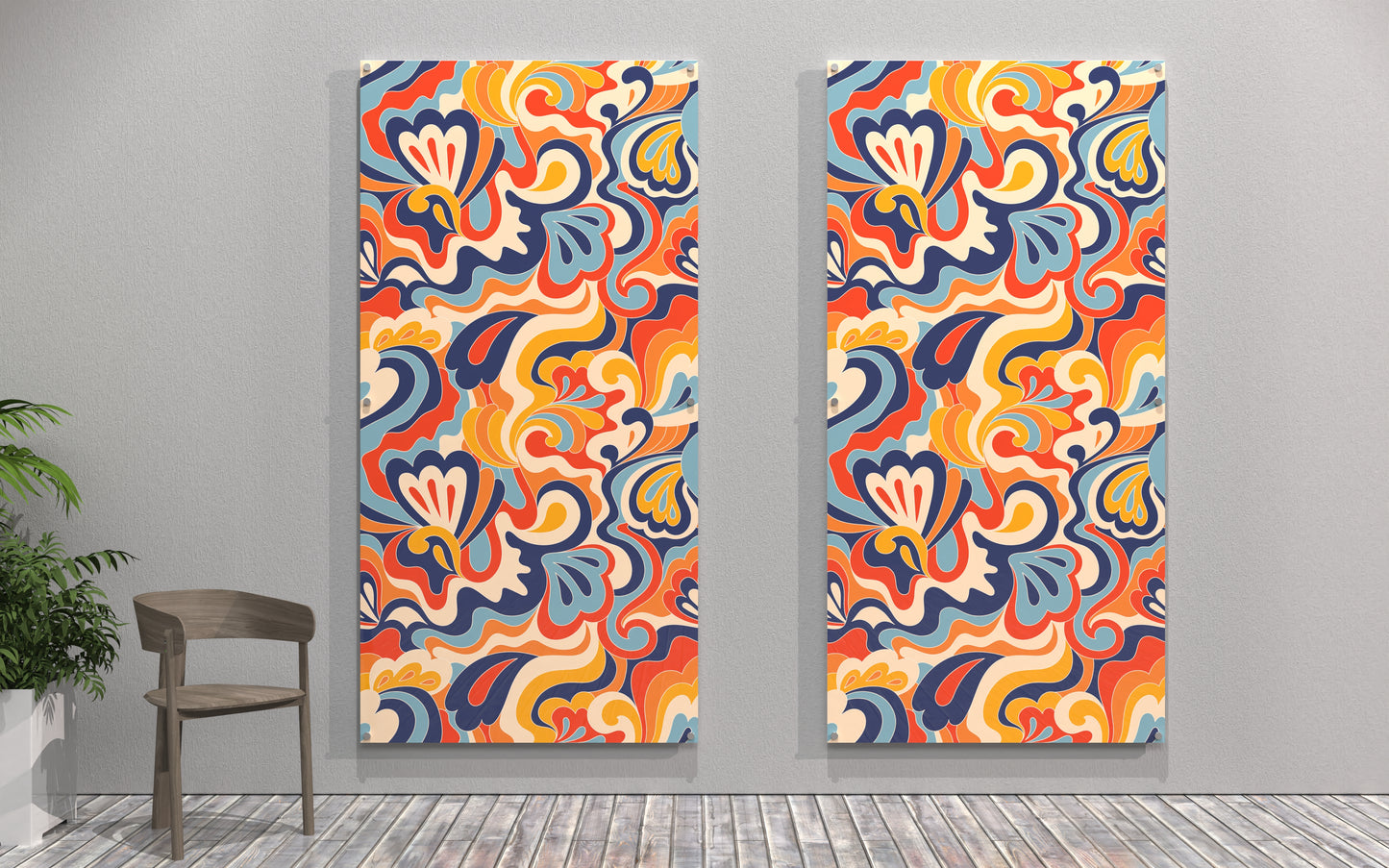 4x8 Printed Acoustic Wall Panel - W4x8-ART-005