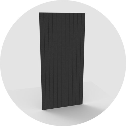 Acoustic felt wall coverings 4'x8' - vertical bevels - preview icon