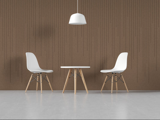 4x8 Acoustic Wall Covering - Dripping Lines