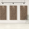 Acoustic felt wall panels with standoffs - 4x8 - Java - room view render