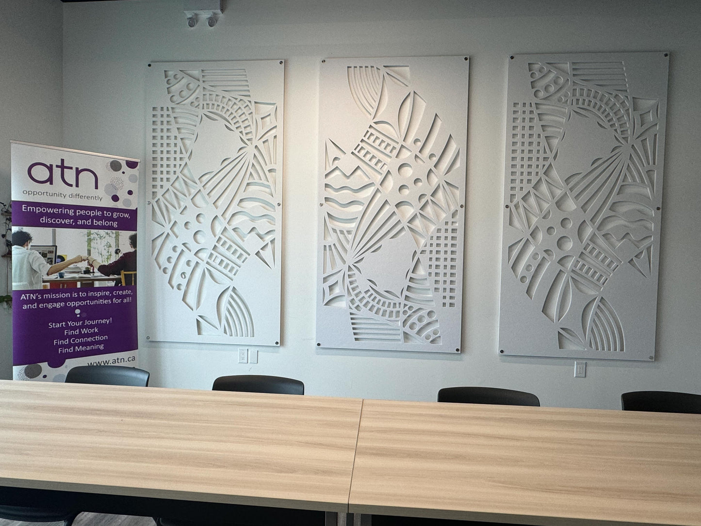4x8 Acoustic Wall Panel - Small Windows