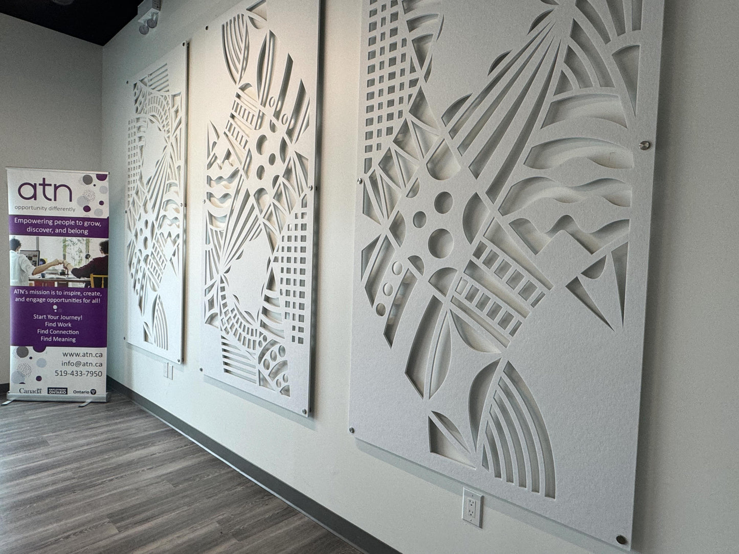 4x8 Acoustic Wall Panel - Small Windows