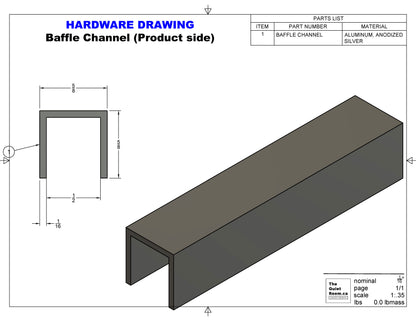 Baffle Assembly Suspension Hardware