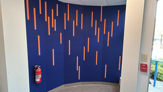 Eye Catching Acoustic Felt Tackable Wall Covering for Edge Office