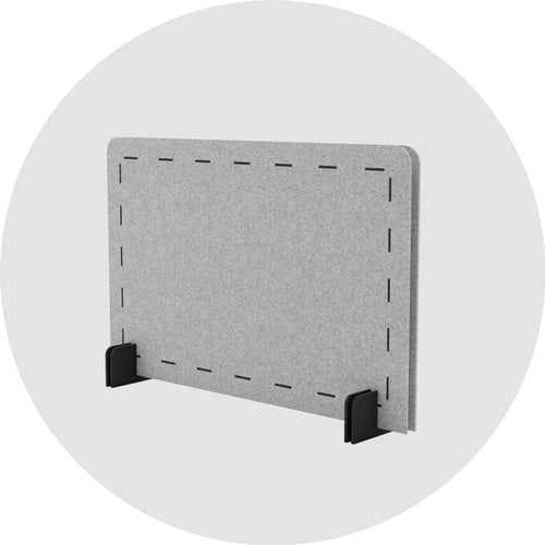 Acoustic felt floor partitions - double sided - preview icon