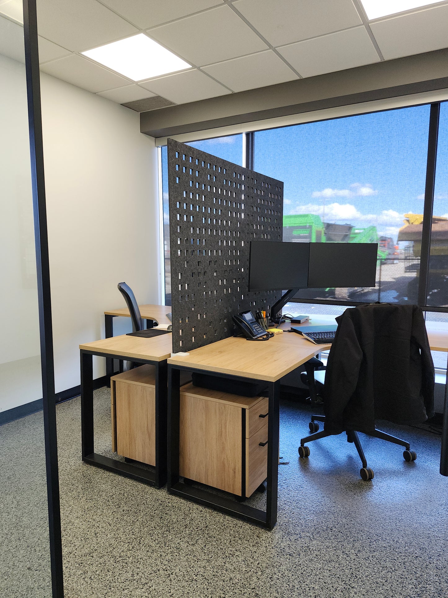 4x8 Acoustic Room Divider - Bamboo