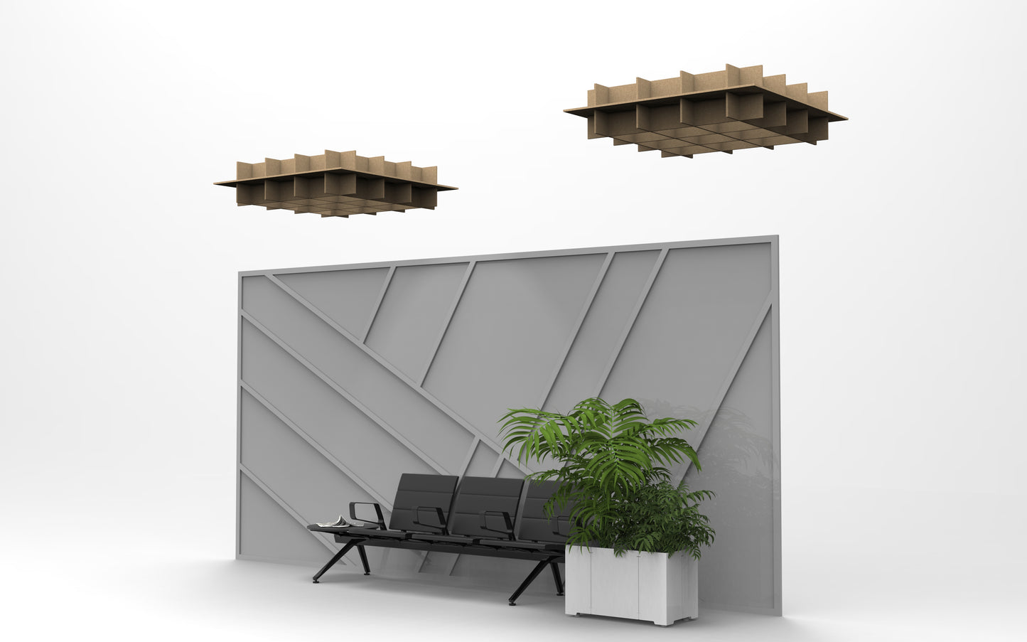 4'x4' 12" High Grid Cloud