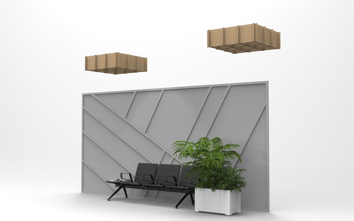 4'x4' 12" High Grid Cloud