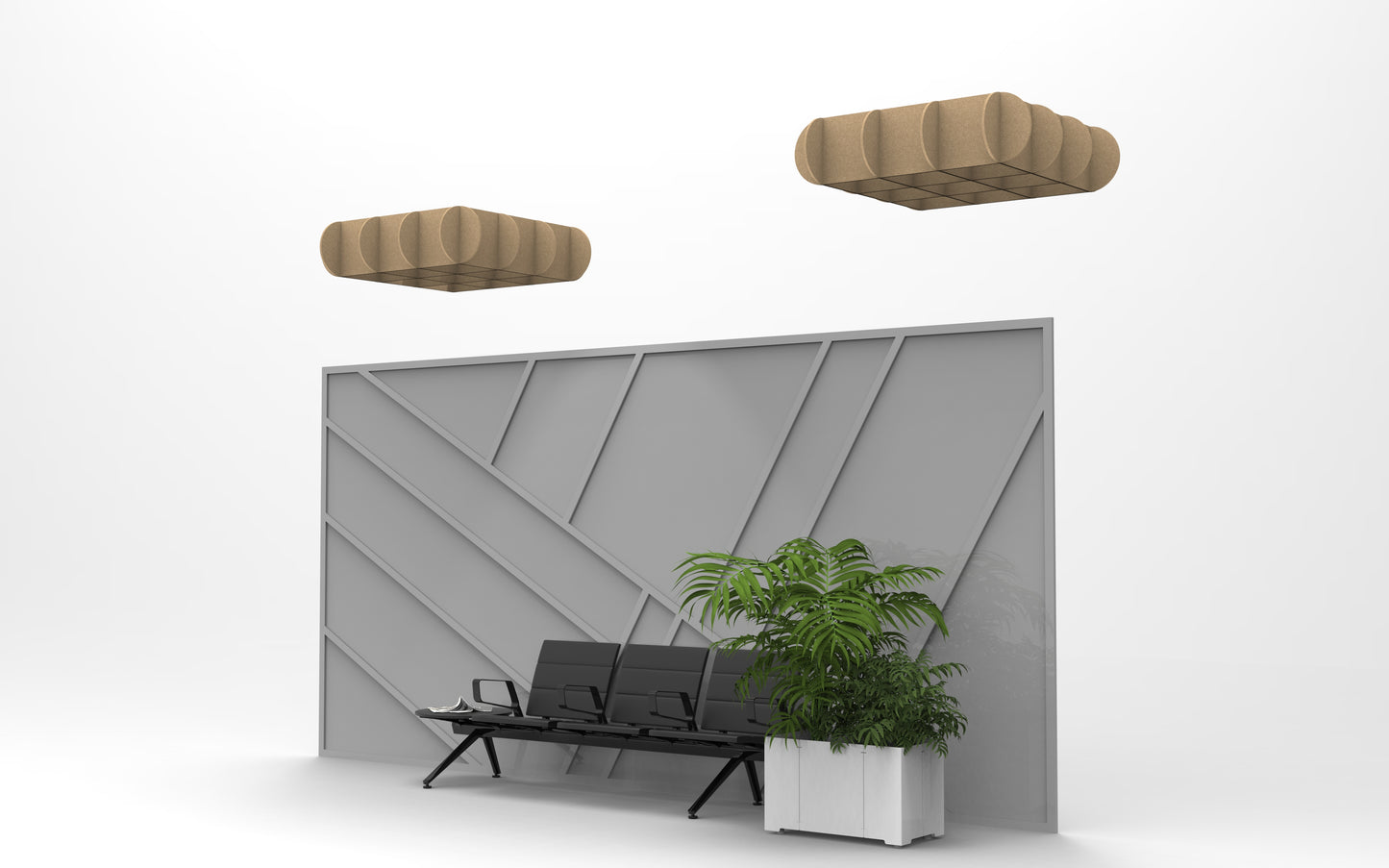 4'x4' 12" High Grid Cloud