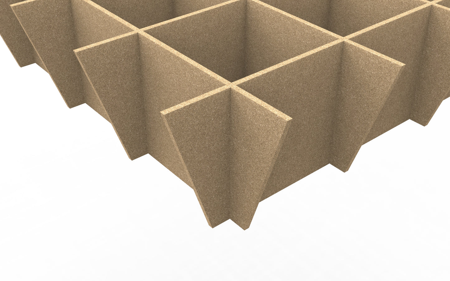 Grid cloud edge profile 12" tall