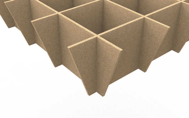 Grid cloud edge profile 12" tall