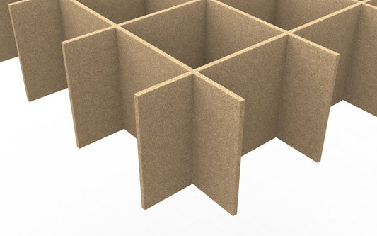 Grid cloud edge profile 12" tall