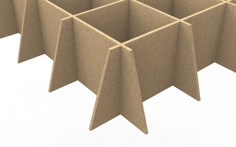 Grid cloud edge profile 12" tall