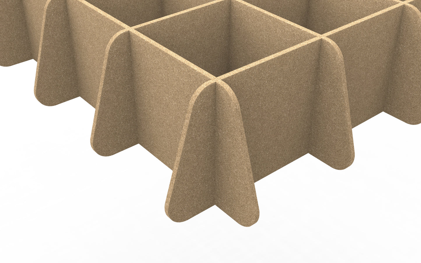 Grid cloud edge profile 12" tall